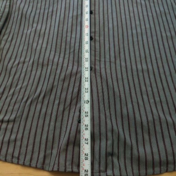 Men's Button Down Shirt, Long Sleeve, 17.5 Size XL Protocol - Picture 4 of 8